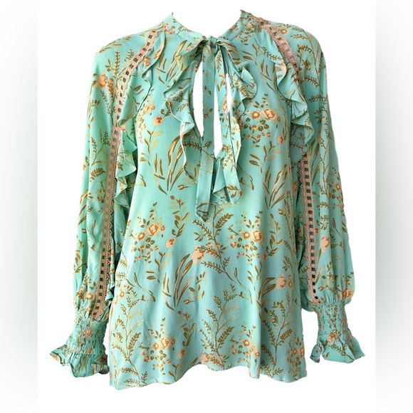 Spell Maisie Blouse in Vintage Turquoise 🫶 - Picture 7 of 13